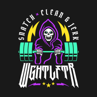 WGHTLFTR / Weightlifter - Snatch Clean and Jerk (Gym Reaper) T-Shirt