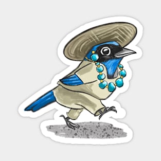 The Turquoise Jay Magnet