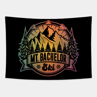 Retro Mt. Bachelor Ski Tapestry