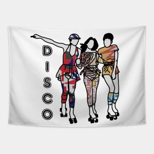 Disco Girl Power Tapestry