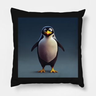 Cute Penguin Print for Kids Pillow