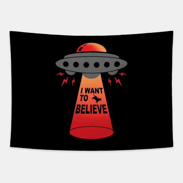 I Want to Believe Tapestry by BlackMorelli