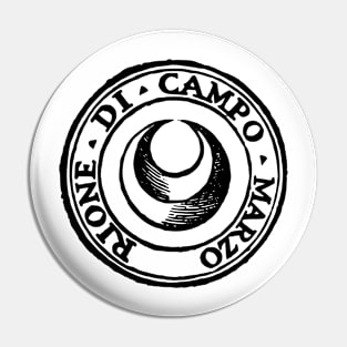 Rione Campo Marzio b-text Pin