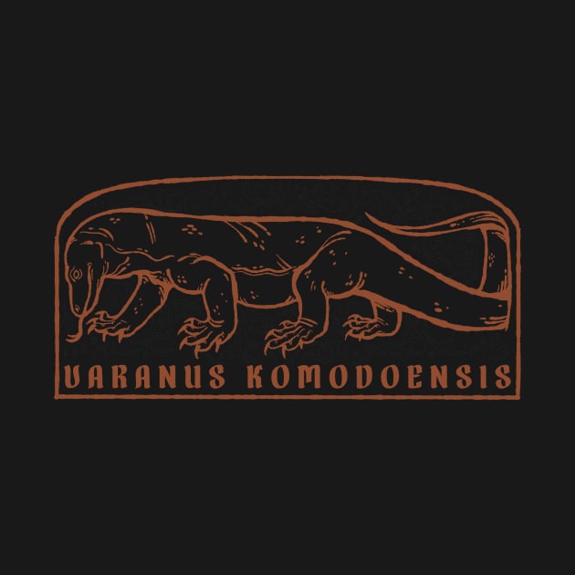 Varanus Komodoensis - Blood by Breanna Sanchez Art