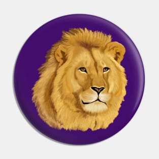 Majestic Lion Pin