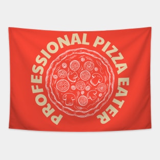 Professional Pizza Eater Tapestry