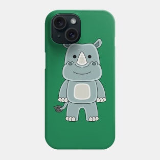 rhinoceros Phone Case