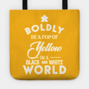 Orange Meeple Boldly Be A Pop of Color Board Games Meeples and Tabletop RPG Addict Tote