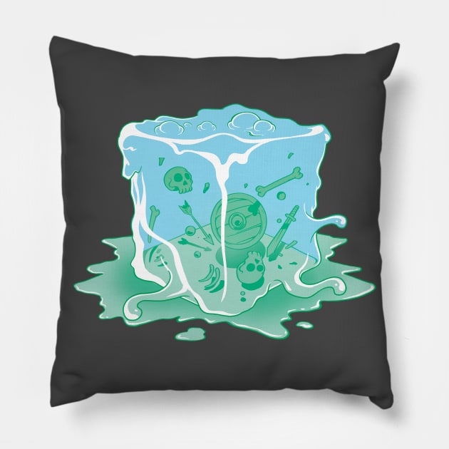 Gelatinous Cube Pillow by GeneralNonsense