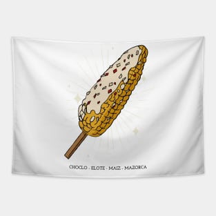 CHOCLO ELOTE MAIZ MAZORCA CORN Tapestry