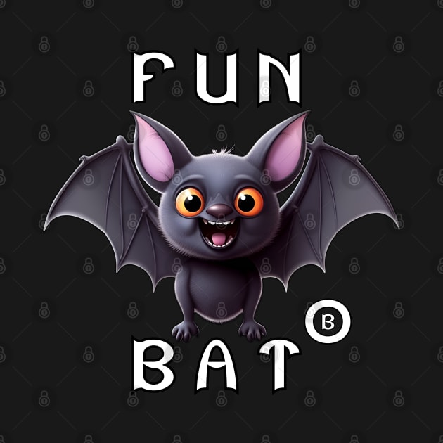 Fun Bat | Grin 'n Bat: Bat-tastic Fun | Bat Lovers by Ola Draws
