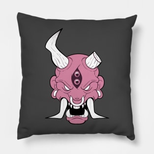 Pink Oni Pillow