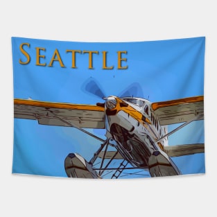 Seattle float plane landing Tapestry