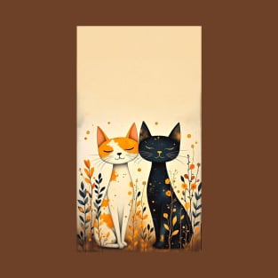 Sunny & Shadow Cats T-Shirt