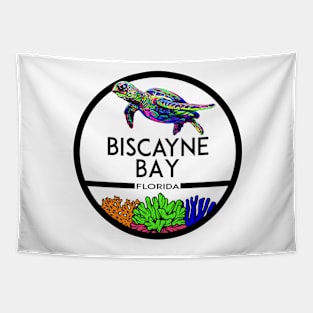 Biscayne Bay Florida National Park Sea Turtle FL Tapestry