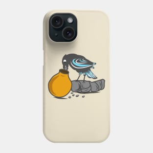 Crow and the pot Phone Case