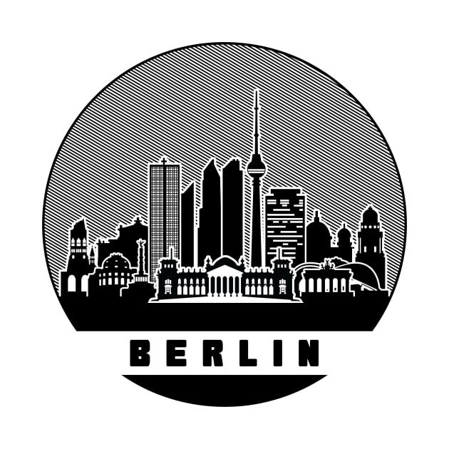 Berlin Germany Skyline by travel2xplanet