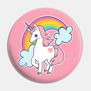 Rainbow Unicorn Pin