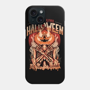 Long Live Halloween - Evil Pumpkin Skull Gift Phone Case