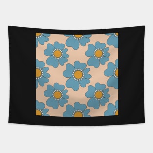 70's floral design pattern Tapestry