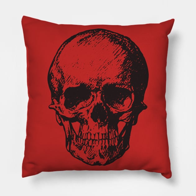 skeleton halloween Pillow by Ahmed ALaa