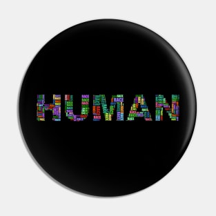 Human Race Pin