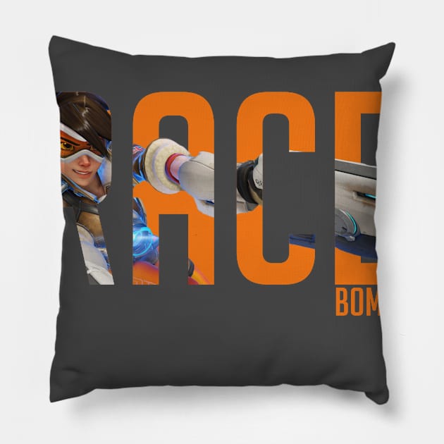 Tracer - Overwatch Pillow by Rendi_the_Graye