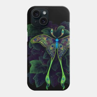 Peacock Moth Phone Case