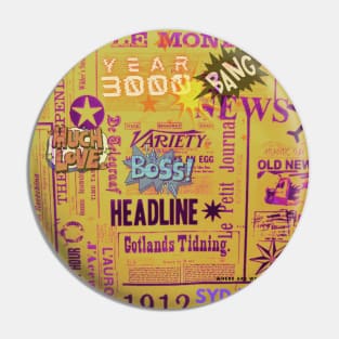 RETRO VINTAGE NEWSPAPER COMICS Pin