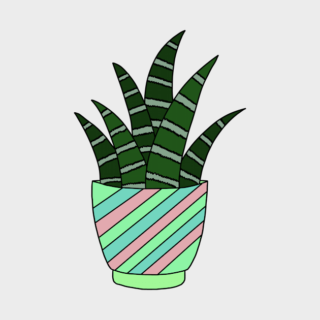 Cute Cactus Design #82: Succulent Dream Pot by DreamCactus