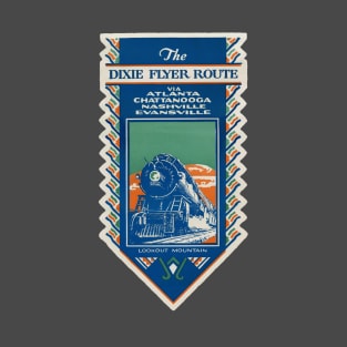 1920s Dixie Flyer Train Route Chicago to Florida T-Shirt