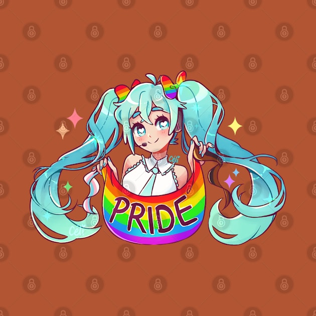 miku says happy pride! by pianta