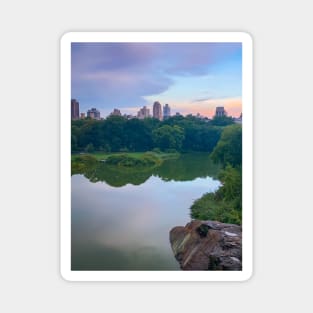 Central Park Manhattan Sunset NYC Magnet