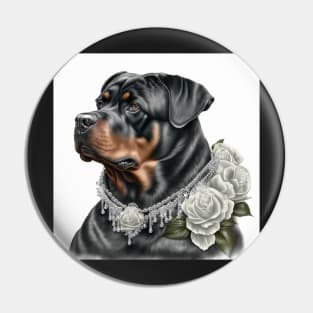 Rottweiler Style Pin