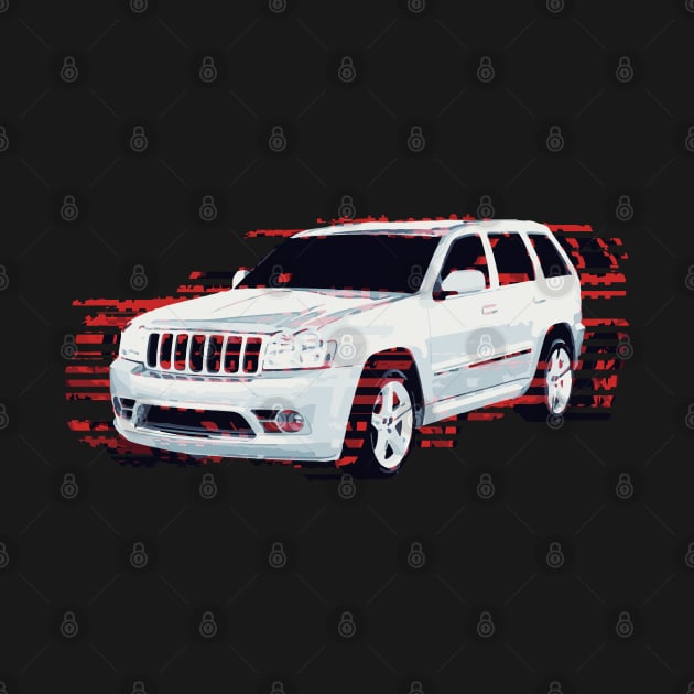 White WK1 Srt8 suv by mfz