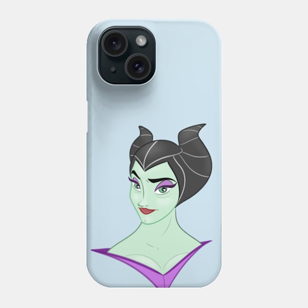 Maleficent Phone Case by EduardoSQ