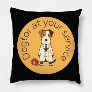 Dogtor at Your Service Pillow