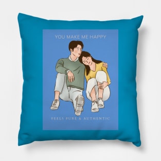 you make me happy Pillow