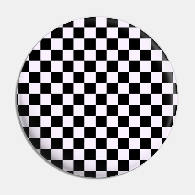 Checkers Checkerboard Pattern Pin by mareescatharsis