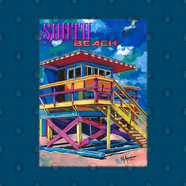 South Beach Lifeguard Stand by marengo