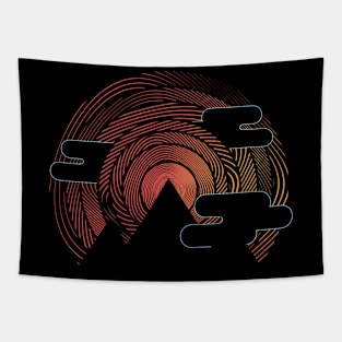 Mountains vibes Tapestry