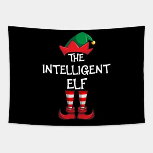 Intelligent Elf Matching Family Christmas Tapestry