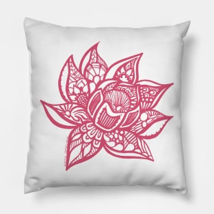 lotus_pink Pillow