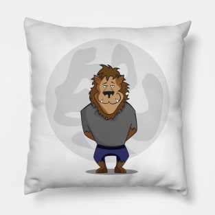 The Wooly Wolfman Pillow