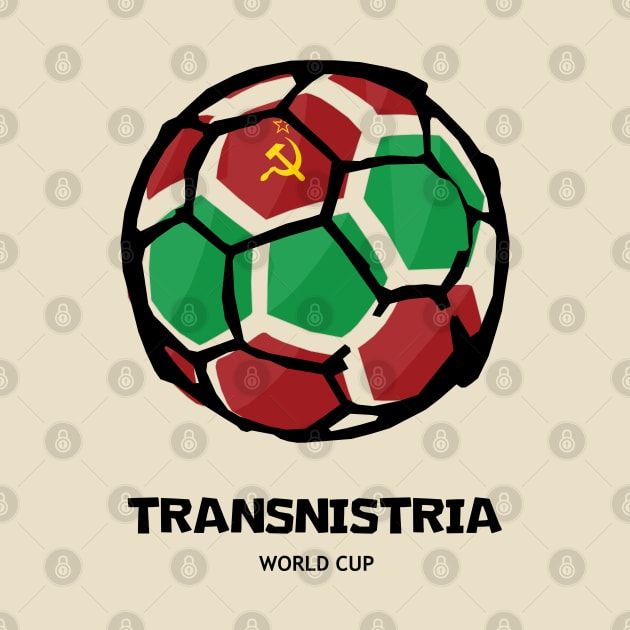 Transnistria Football Country Flag by KewaleeTee