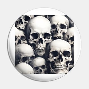 Halloween Decorations 23 - Skulls Pin