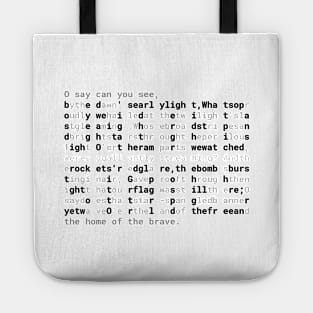 Image: UNITED STATES Anthem (black) Tote