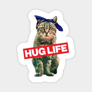 Hug Life Kitty Cat Thug Gangsta' Kitty Cat Magnet