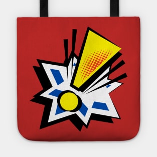 comic book exclamation point Tote