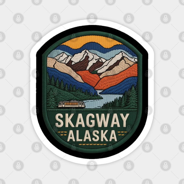 Alaska Skagway Magnet by JessArty